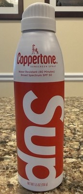 Supreme Coppertone Sunscreen Spray SS26 Authentic Ships Same Day
