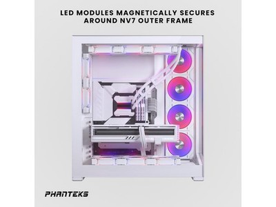NV7 Premium DRGB Kit, 4x D/A-RGB LED modules for NV7 outer frame, White Phanteks