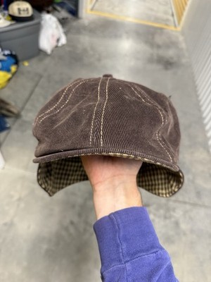 Goorin Bros Grenadier Mens Medium Brown Cabbie Cap Newsboy Brown Fishing Sportin