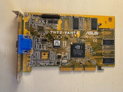 The Asus TNT2-Vanta Nvidia Riva TNT2 16M AGP Video Card (VGA Only, RM1-B304) is 