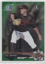 2017 Bowman Draft Chrome Green Refractor 43/99 Zac Lowther #BDC-94 4l3