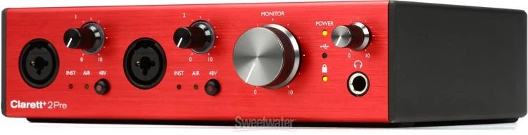 Focusrite Clarett+ 2Pre USB-C Audio Interface - Image 2 of 4