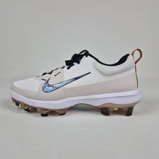 Nike Force Zoom Trout 9 Pro MCS Baseball Cleats White FZ8644-100 Men’s Size 9.5