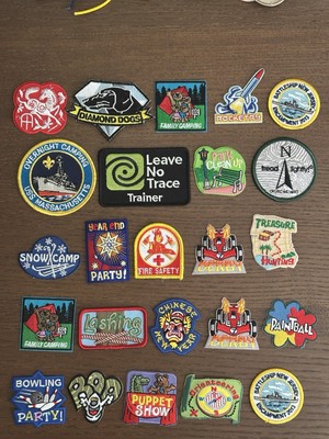 Boy Scouts Badges/Patches For Cub Scouts - Lot Of 19 Good Cond. Check Desc