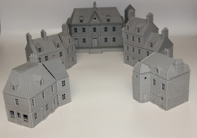 World War 2 Normandy Village of Sainte-Marie-du-Mont 1:00 1:87 1:72 1:56 1:48
