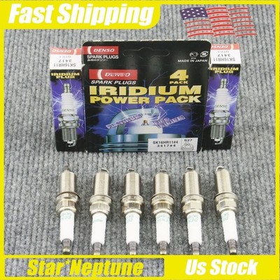 SK16HR11 DENSO OEM 6 Pack Denso 3417 Iridium Long Life Spark PlugsÂ SK16HR11