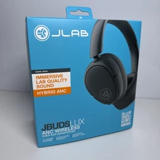 New JLab JBuds Lux Smart ANC App Bluetooth USB-C Wireless Headphones Over Ear
