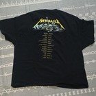 Metallica M72 World Tour 2023-2024 Black T-Shirt 2XL Rock & Pop Music — photo 4