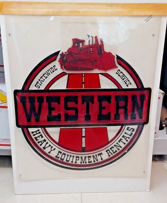 Layered Cell Graphic Design For Western Heavy Equipment Rentals 15'' x 20'' RRGTS