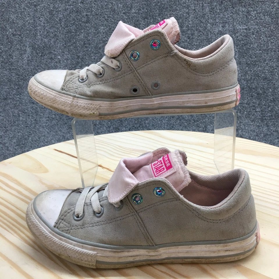 Tênis Converse Shoes Junior 2 Chuck Taylor All Star língua dupla cinza 665988F - Imagem 4 de 4