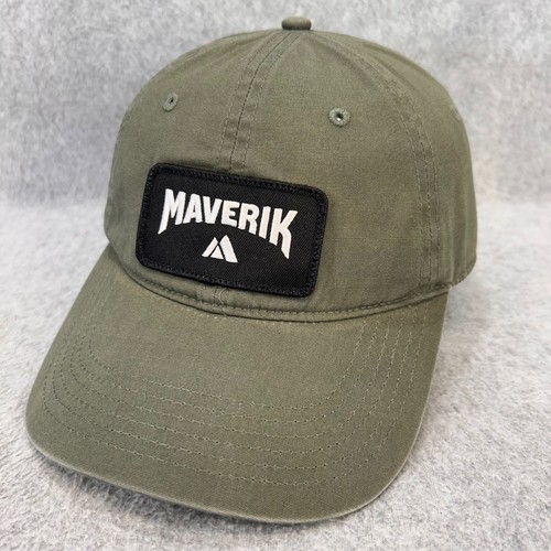 Maverik Patch Unisex Green AS Colour Hat Adjustable Strapback Cap OSFA