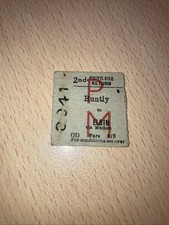 Half. Railway Ticet. (. Huntly. To. Elgin. 63. )