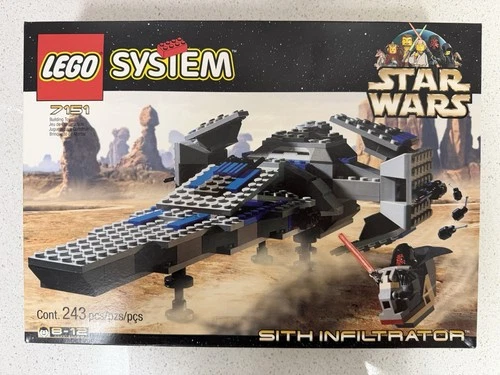 LEGO Star Wars - Sith Infiltrator - Set # 7151 - Vintage Rare New in Sealed Box