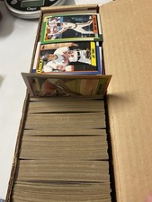 Vintage Baseball Cards Lot Tipos 1990 Full Box
