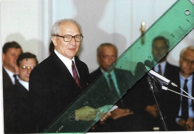 Foto von Politiker ERICH HONECKER - Pressefoto  Aufnahme von 1987  - DDR SED