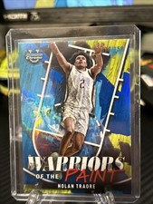 2025 Bowman Chrome U Nolan Traore Warriors Of The Paint Blue Refractor /150 