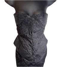 Jean Paul Gaultier Strapless Black Fitted Dress 2010 Target Go Collection Size 3