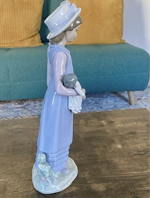 Lladro 5045 Belinda mit ihrer Puppe Figur 28,5 cm Retired 1977 Spanien
