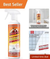 Professional-Grade Mould Stain Remover Foam Action - Multi-Surface Cleaner 500ml 15.98 per litre