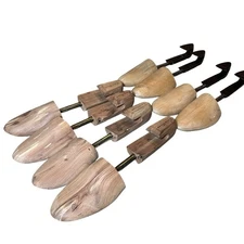 Cedar Shoe Trees 12.5” Men’s Mixed Set Of 4 - Cole Haan & Rochester Shoe Tree