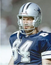 GLOSSY PHOTO PICTURE 4x6 Jay Novacek  Protective Gear In Sports