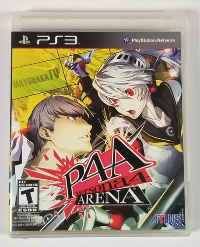 Persona 4: Arena (Sony PlayStation 3, 2012) PS3 Tested GREAT SHAPE!