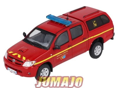 JUMAJO CPL32 Véhicules Légers Sapeurs Pompiers 1/43 Hachette TOYOTA Hilux VLHR Meurthe