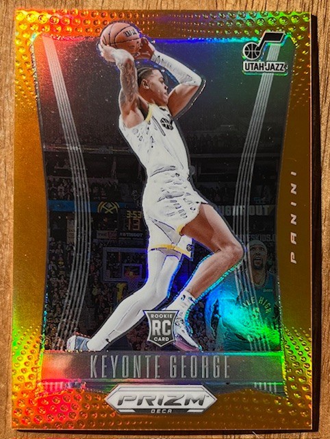2023-24 Panini Prizm Deca - Keyonte George #179 Orange Prizm /49 Rookie RC Jazz