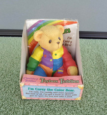 Enesco Cherished Teddies Toybox Teddies- Corey the Color Bear- Squeak Toy