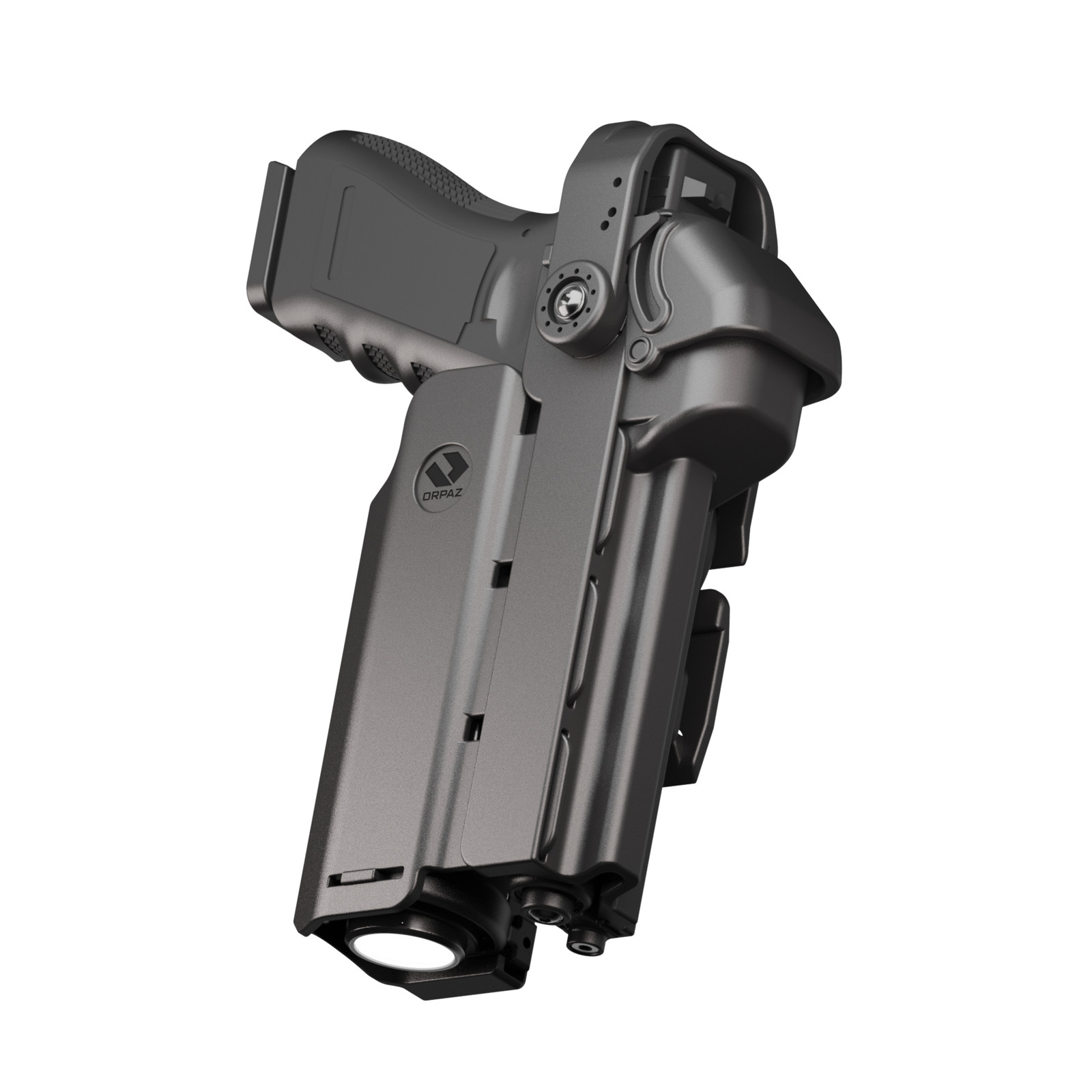 Orpaz T40Pro OWB Level III Light Bearing Holster Fits Most Pistols & Flashlights
