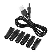 7 PCS Cord 5V USB adapter for a Various Types of HQ8505 Philips Norelco Shavers