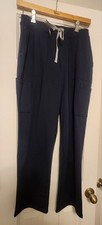 Navy Blue Women's Cherokee Wide Leg Scrub Pants - SIZE MEDIUM NEW 