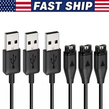 USB Charger for Garmin Fenix 5X Vivoactive 3 Vivosport Watch Charging Cable Cord