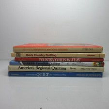 Lot of 6 Quilting Paperback  Hardcover Books