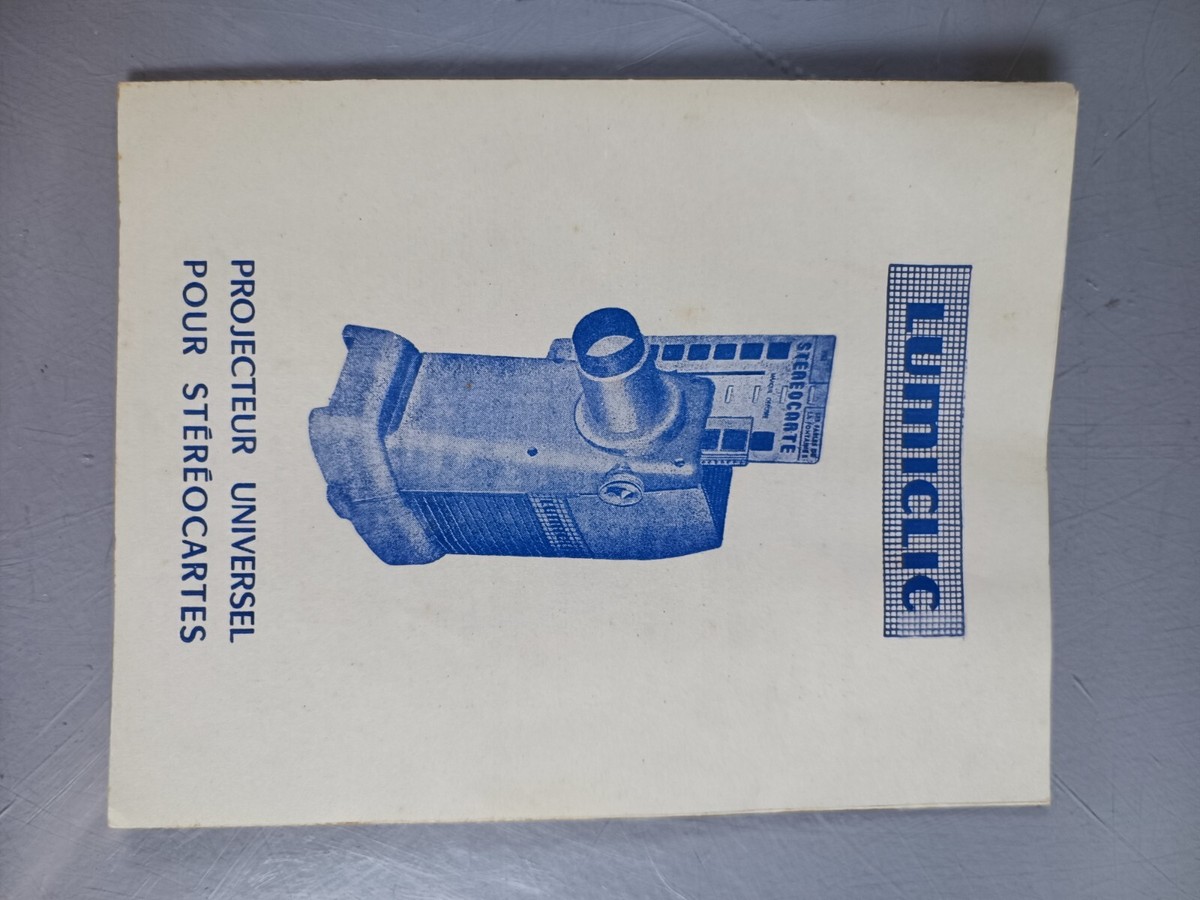 Projecteur Lumiclic Bruguière Pour Vues Stéréo – Rare – Occasion