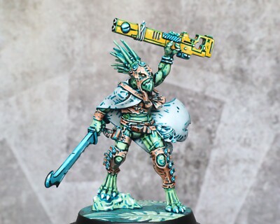 Pro-Painted Farstalker Kinband - Kroots Kill Team - Comic Style by Thunderbrush