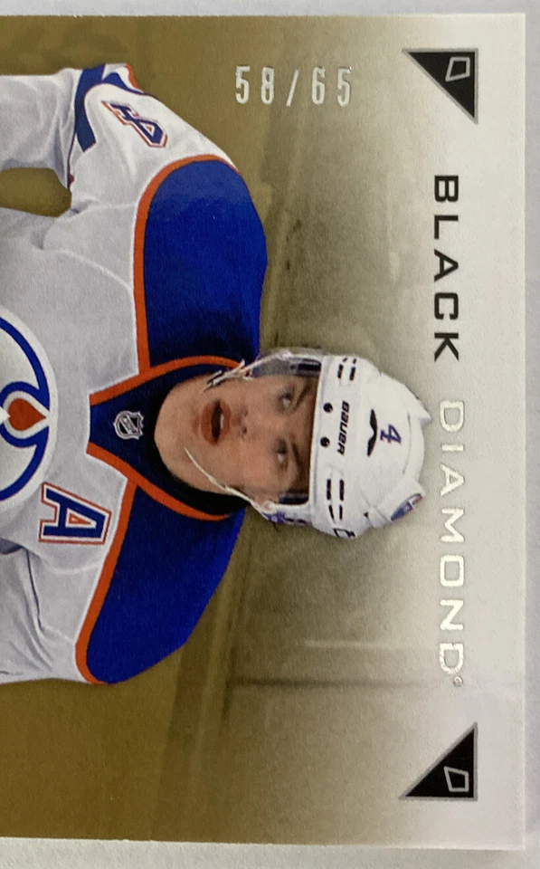 2015-16 UpperDeck Black Diamond Silver On Black Signatures SB-TH /65 Taylor Hall - Image 4 of 4
