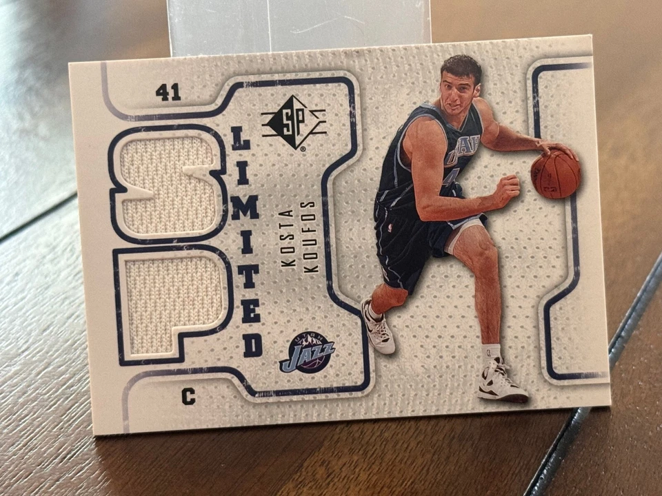 2008-09 Upper Deck SP Limited #SPL-KK Utah Jazz Kosta Koufos Jersey Patch Card - Image 2 of 4