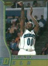 1996-97 BOWMAN'S BEST ROOKIE CARD TONY DELK #R10 - NEW & PERFECT. rookie card picture