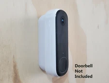 Arlo Video Doorbell 2K (2nd Gen) Wedge Angle Mount Bracket 15 25 35 45 60 90 Deg