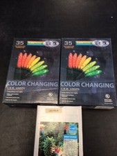 LED Christmas Lights Lot Color Changing String Lights  Red M5/Wide Angle