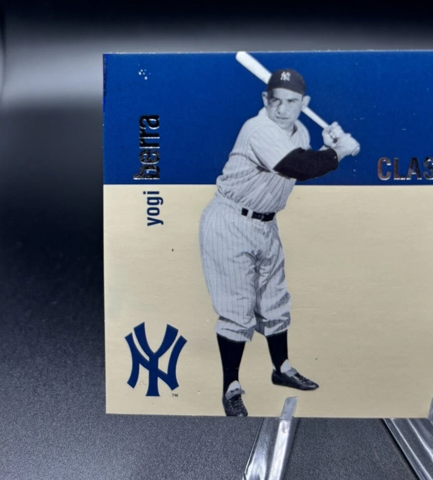 Fleer Flair Greats Classic Numbers 2003 Yogi Berra Cal Ripken Jr/250 rayas Foto 3 de 4