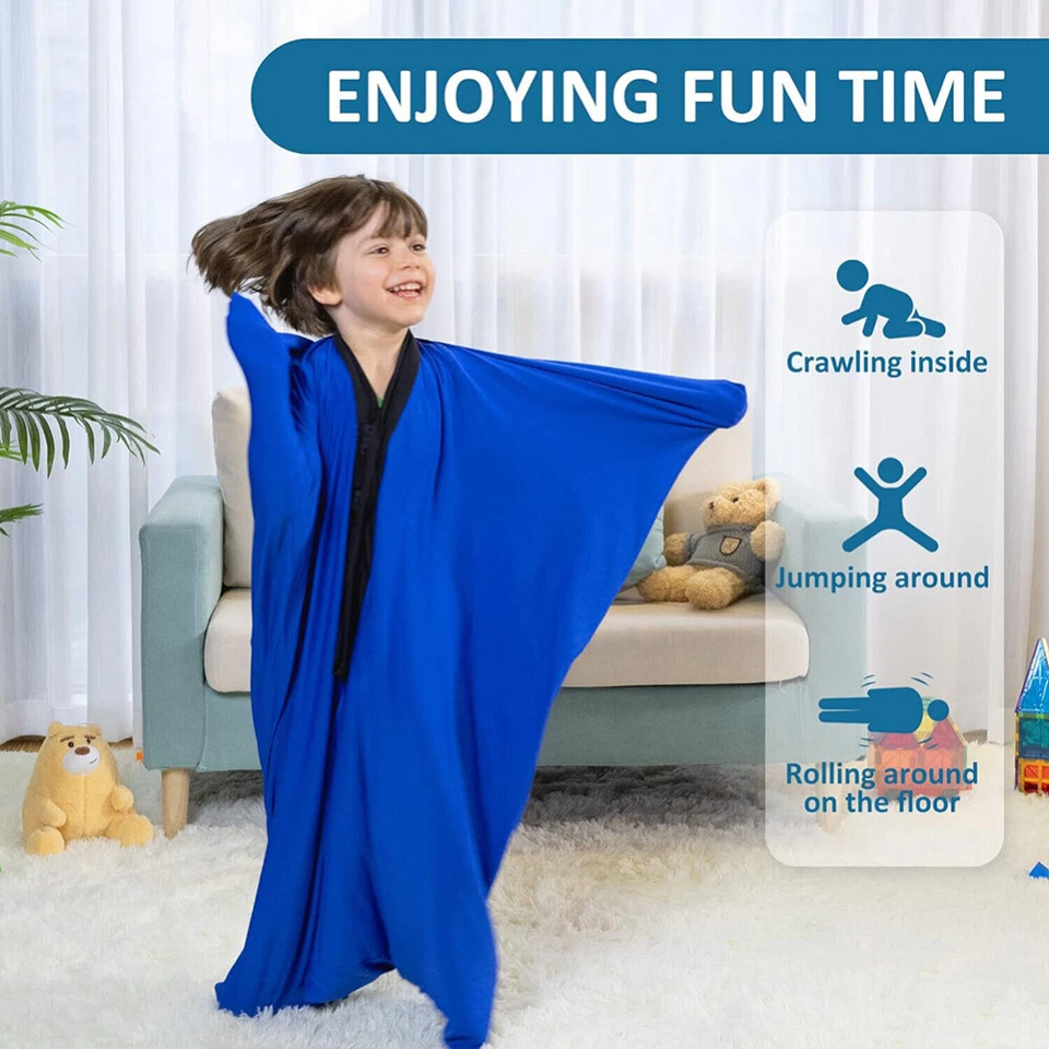 Sensory Sack Body Sock Sox Full Body Wrap for Kids Autism ADHD Anxiety Relief - image 4 of 4