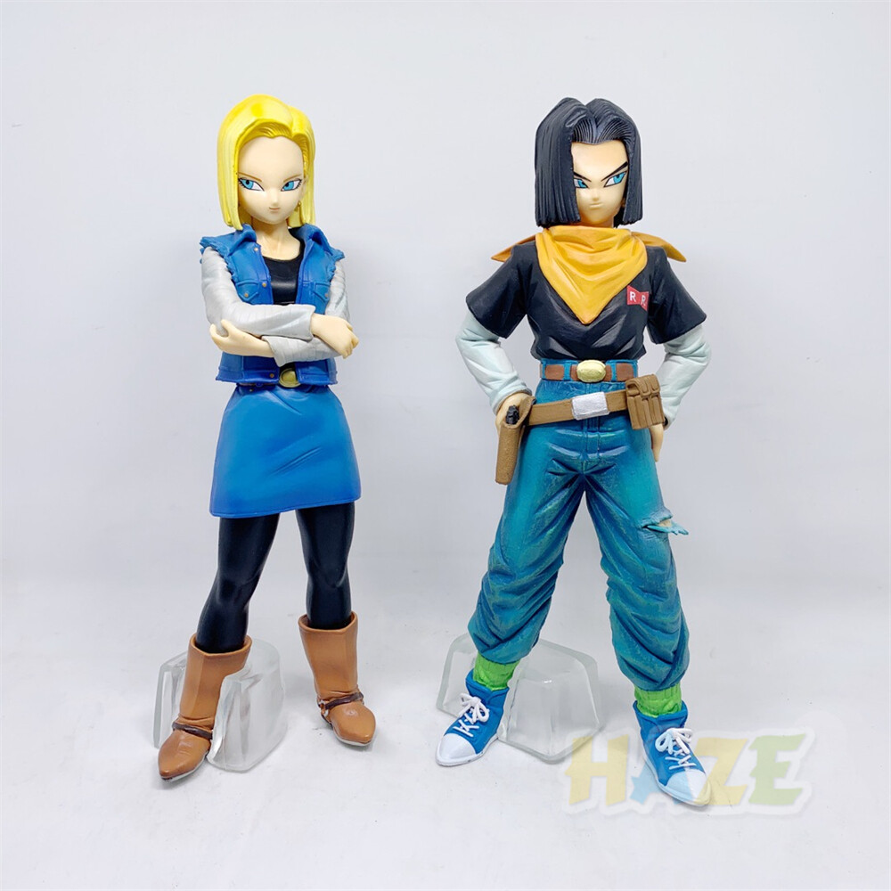 Anime Android 18 And 17 Dragon Ball Fighter Z PVC Figure Figurine