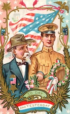 GAR Civil War Veteran American Army Soldier Postcard