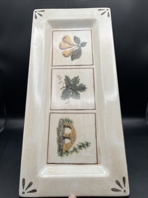 Williams Sonoma Serving Tray Made In Italy By Ceramiche Arianna 18  x 8.5 