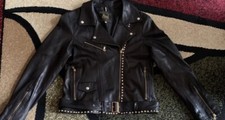 Massimo Ladies Leather Jacket Size 46