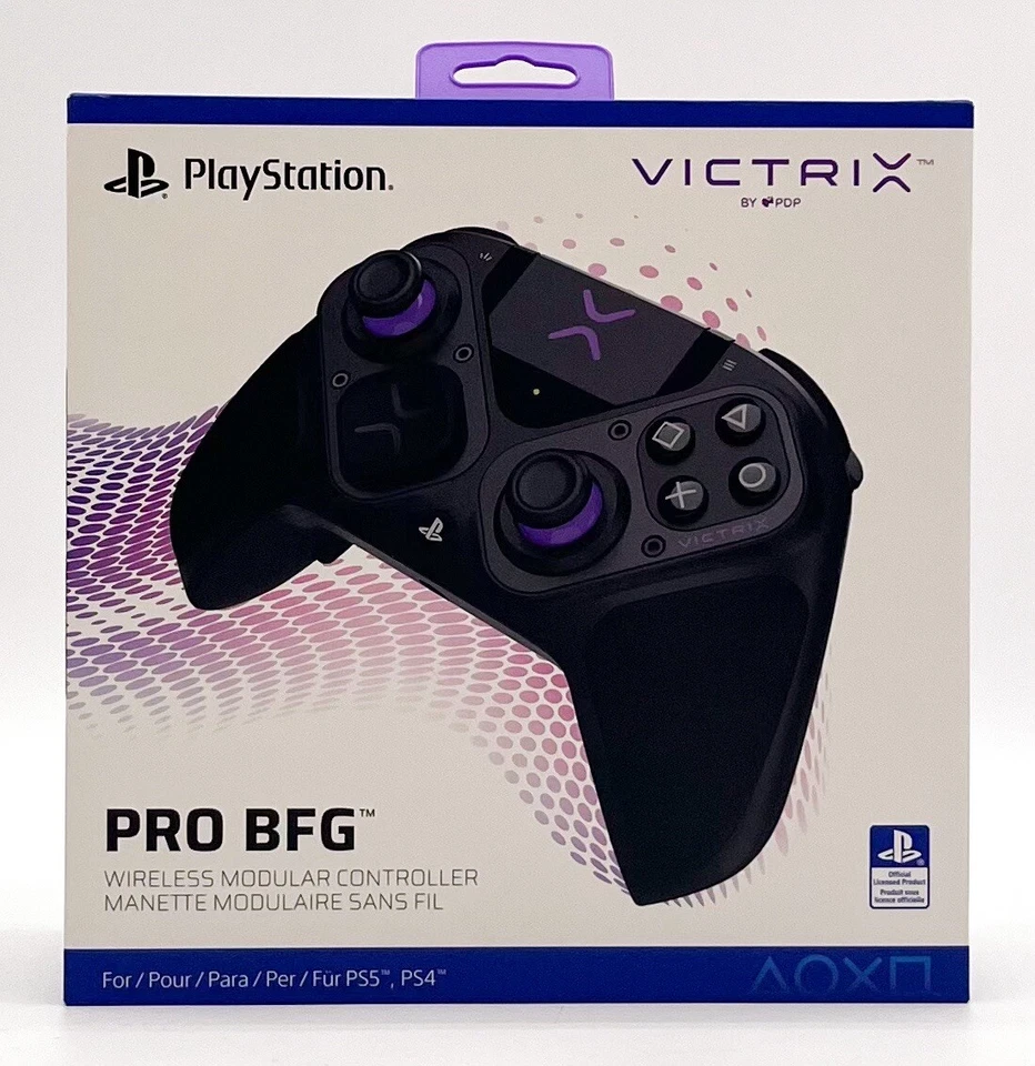PDP Victrix Pro BFG Video Game Controller 052-002-BK for Sony Playstation 5 / 4 - Image 2 of 4