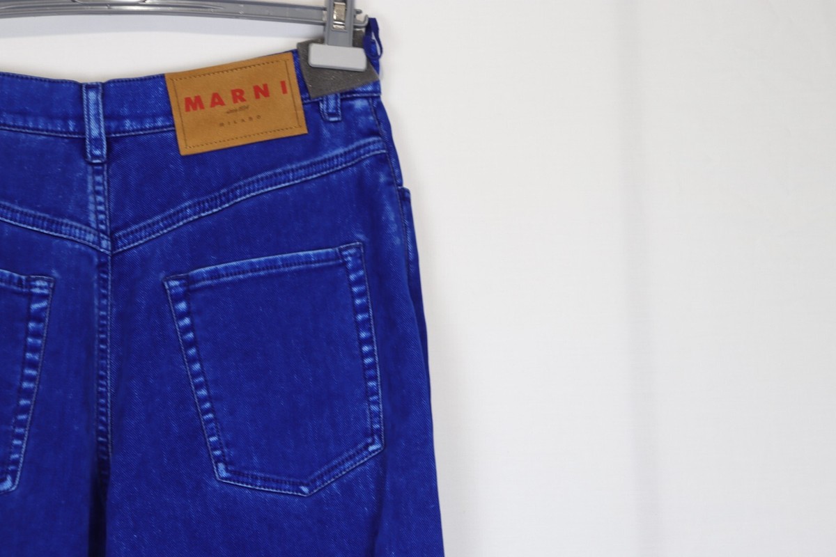 Marni , o1rshd11223 Garment Dyed Flock Denim in Blue , BNWT 31 | eBay 