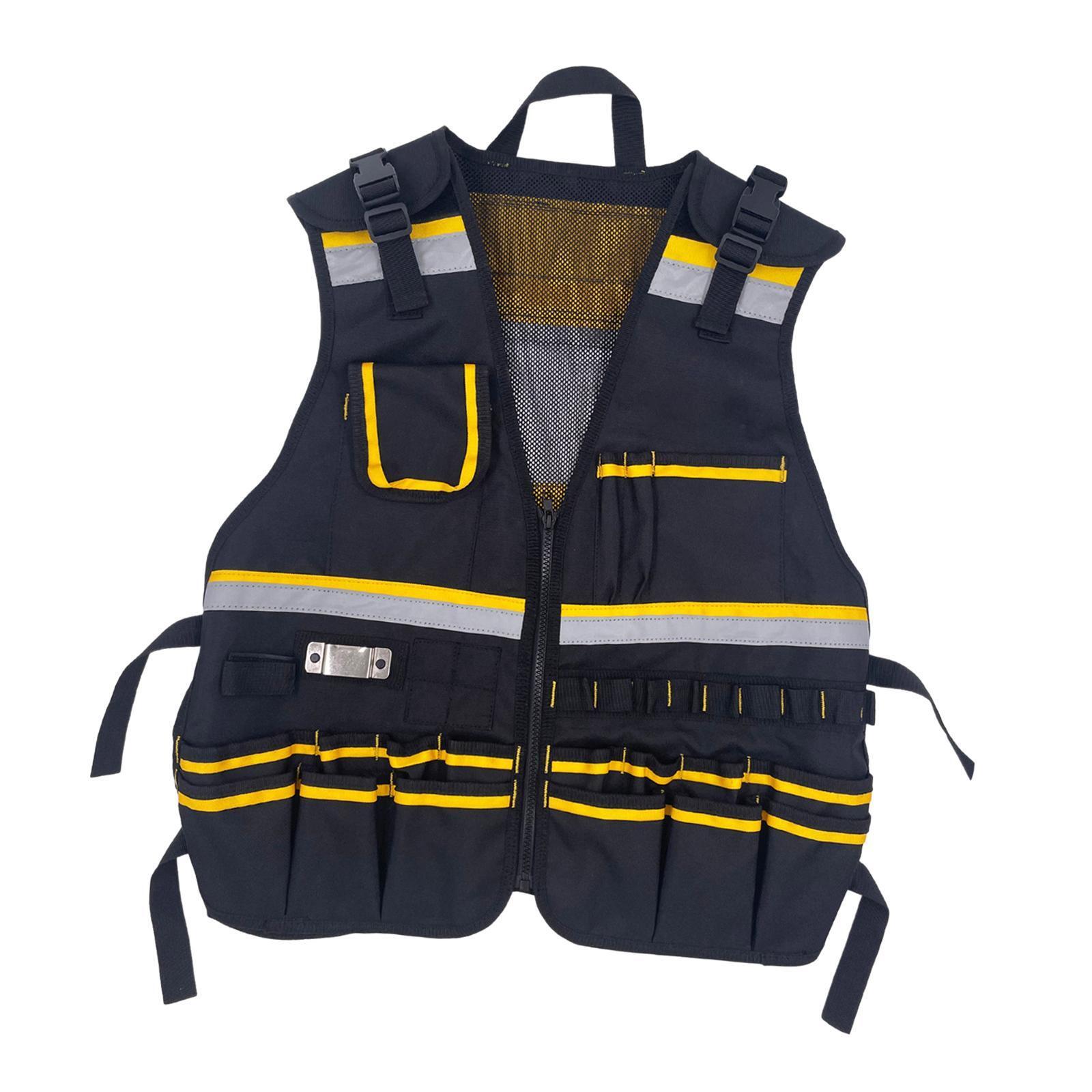 Electrician Tool Vest Tool Pouch Adjustable Multifunctional Tool Vest